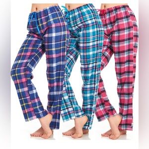 Women's Flannel Pajama Pants - 3-Pack.